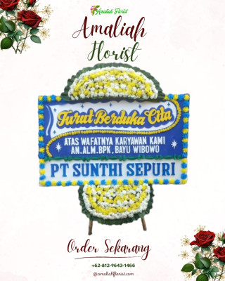 Papan Bunga Duka di Teupah Barat
