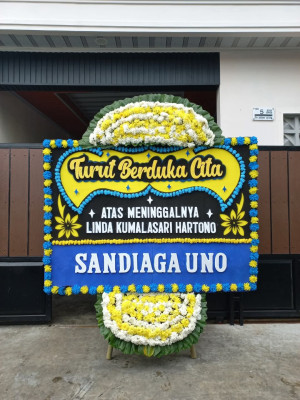 Papan Bunga Duka di Teupah Barat